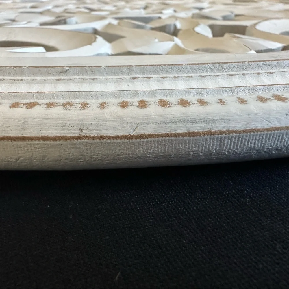 White Ornate Wall Decor 2 feet wide - Picture 5 of 16